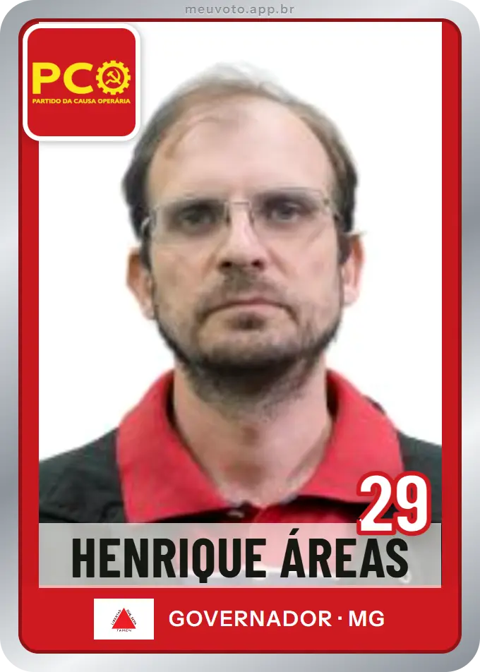 Carta de Henrique Áreas, número 29, PCO
