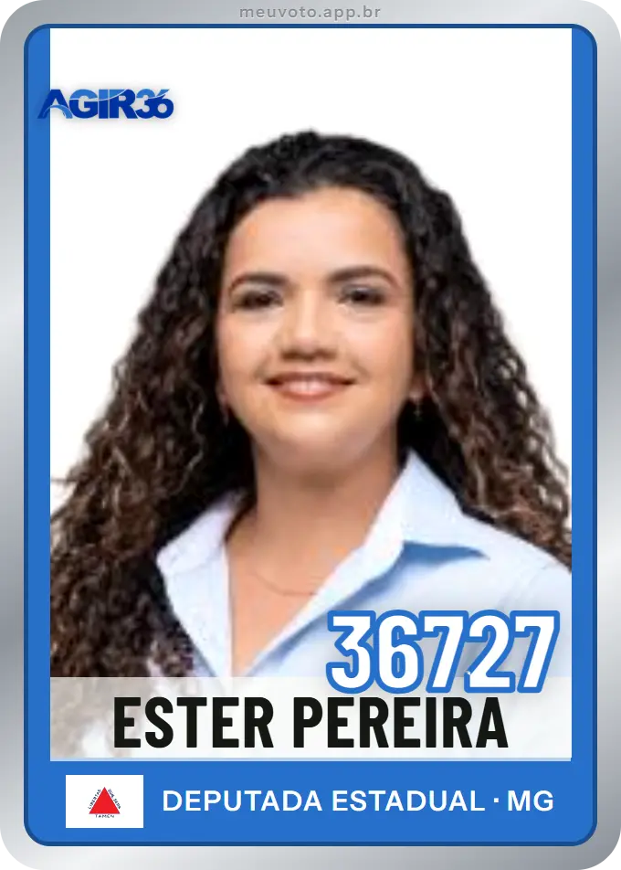 Carta de Ester Pereira, número 36727, Agir