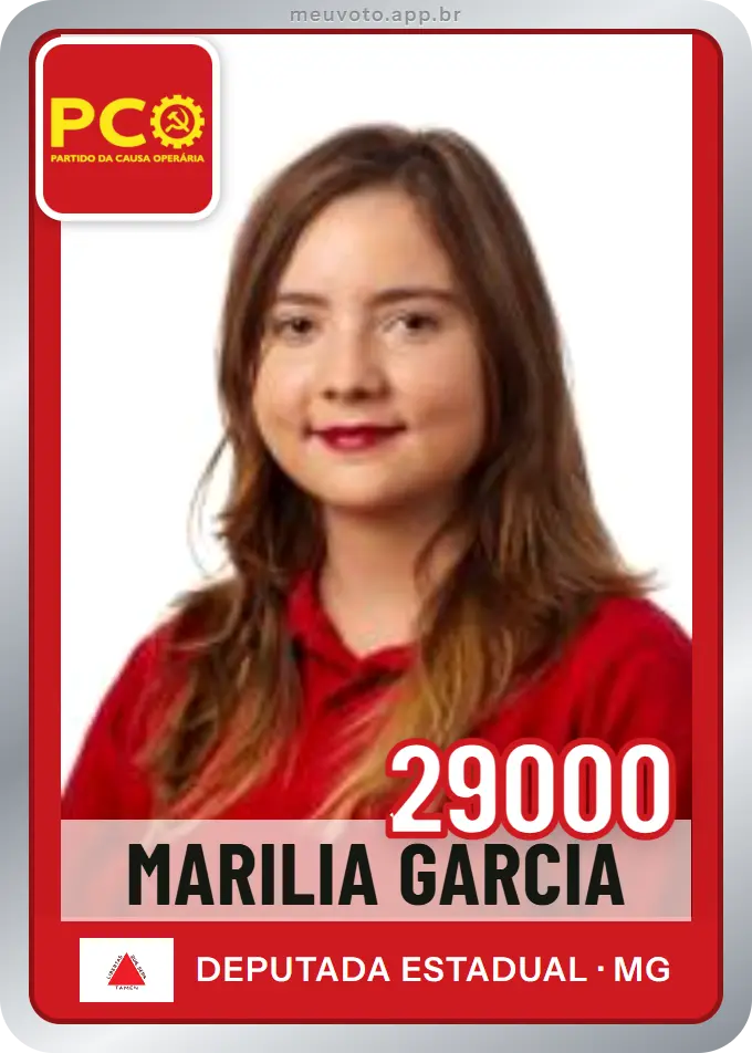 Carta de Marilia Garcia, número 29000, PCO