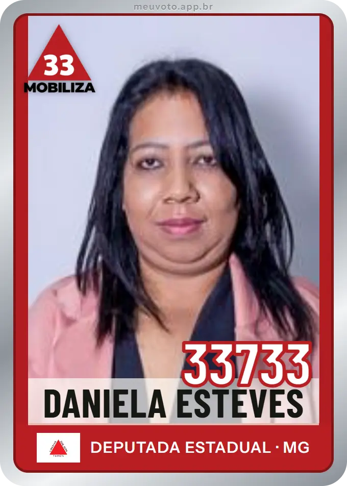 Carta de Daniela Esteves, número 33733, Mobiliza
