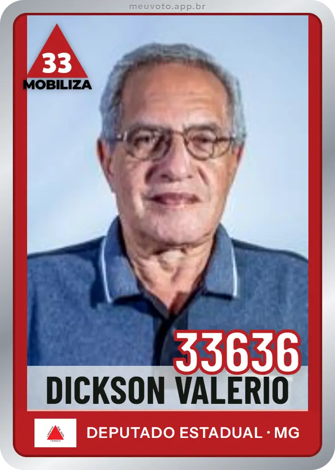 Carta de Dickson Valerio, número 33636, Mobiliza
