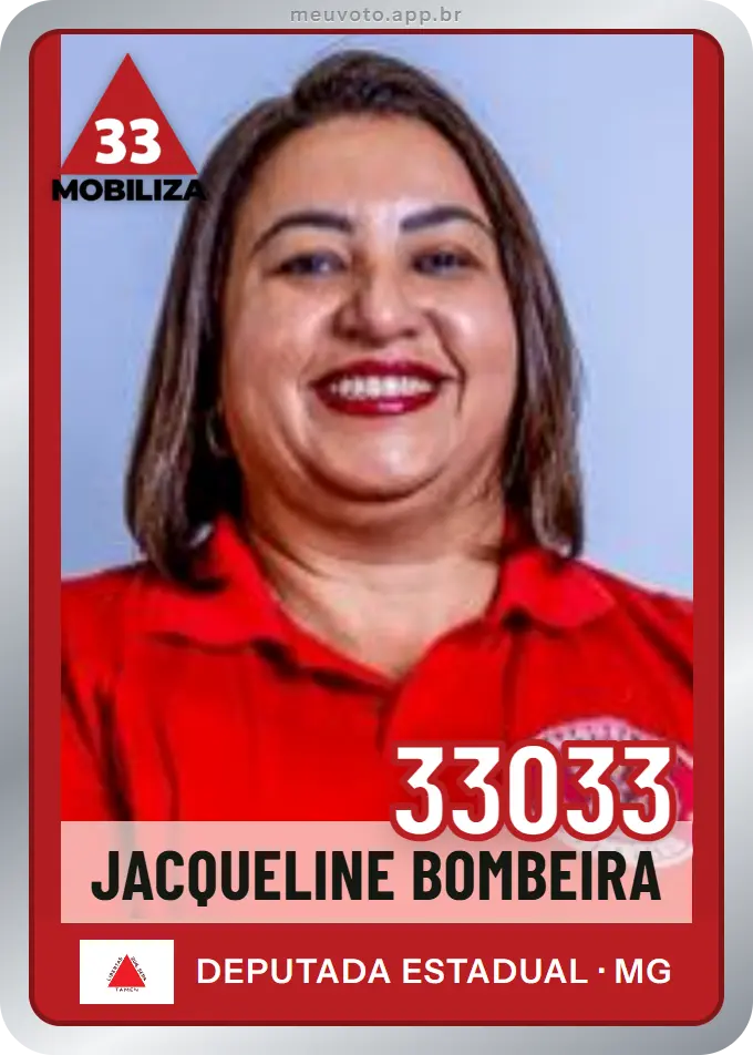 Carta de Jacqueline Bombeira, número 33033, Mobiliza