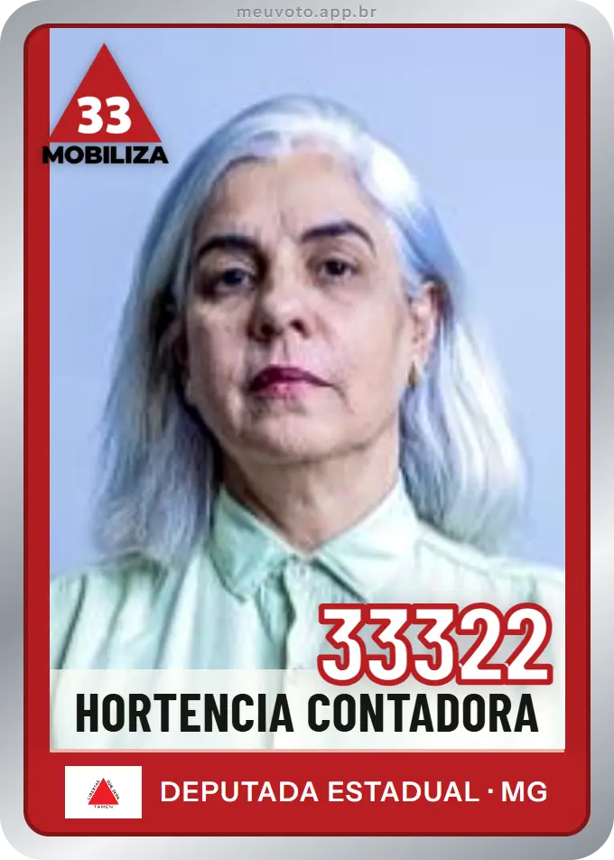 Carta de Hortencia Contadora, número 33322, Mobiliza