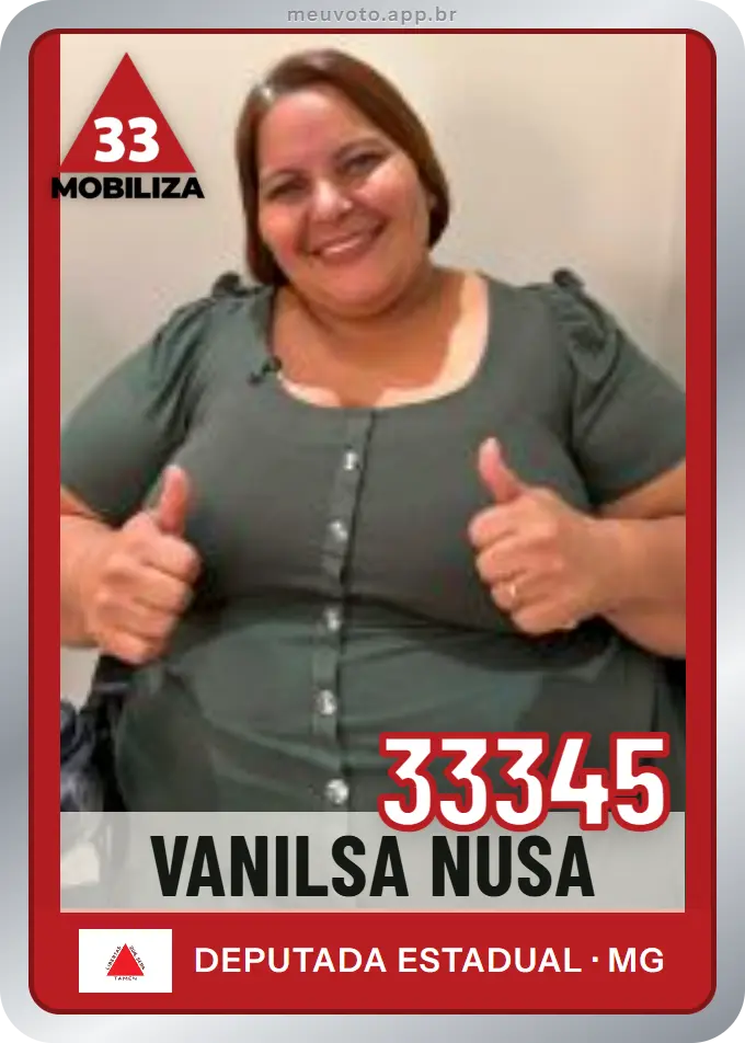 Carta de Vanilsa Nusa, número 33345, Mobiliza