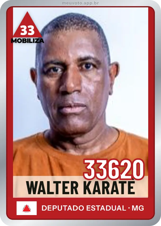 Carta de Walter Karatê, número 33620, Mobiliza