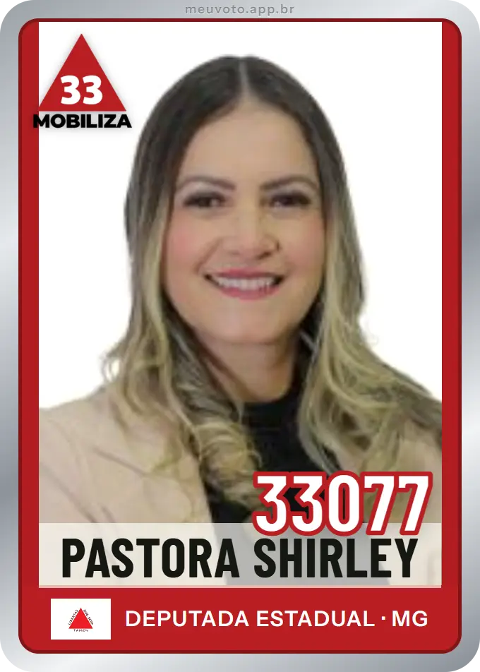 Carta de Pastora Shirley, número 33077, Mobiliza
