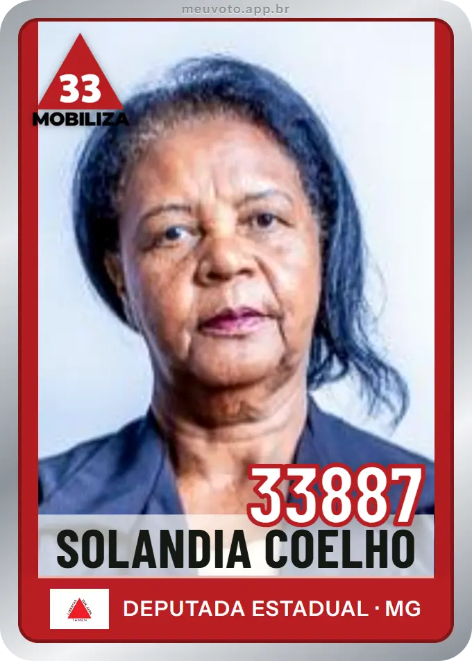 Carta de Solandia Coelho, número 33887, Mobiliza