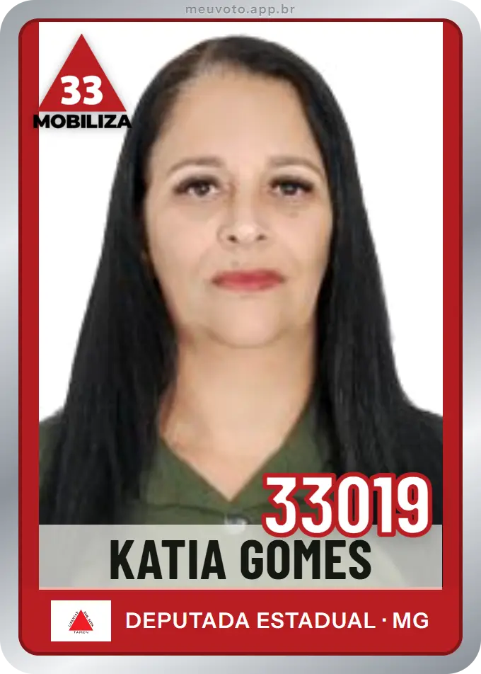 Carta de Katia Gomes, número 33019, Mobiliza