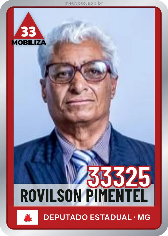 Carta de Rovilson Pimentel, número 33325, Mobiliza