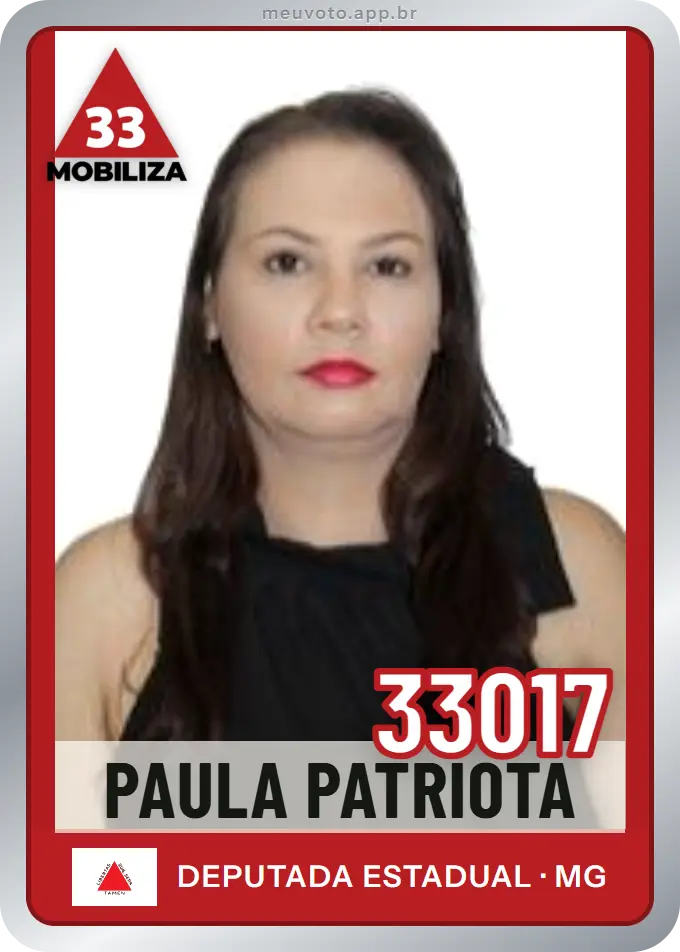 Carta de Paula Patriota, número 33017, Mobiliza