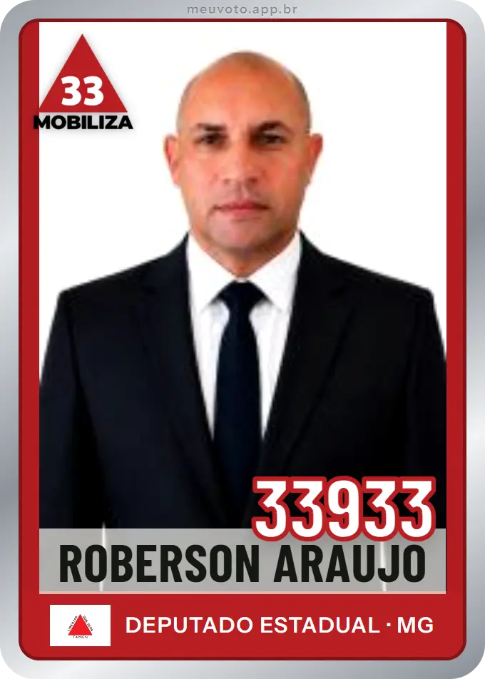 Carta de Roberson Araujo, número 33933, Mobiliza