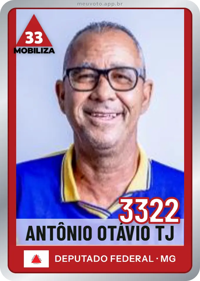 Carta de Antônio Otávio Tj, número 3322, Mobiliza