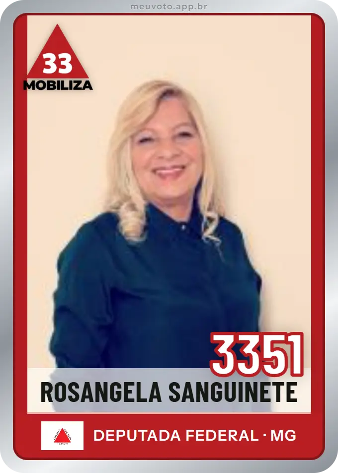 Carta de Rosangela Sanguinete, número 3351, Mobiliza