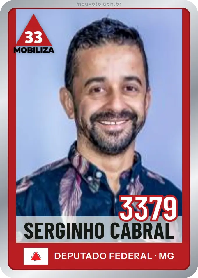 Carta de Serginho Cabral, número 3379, Mobiliza