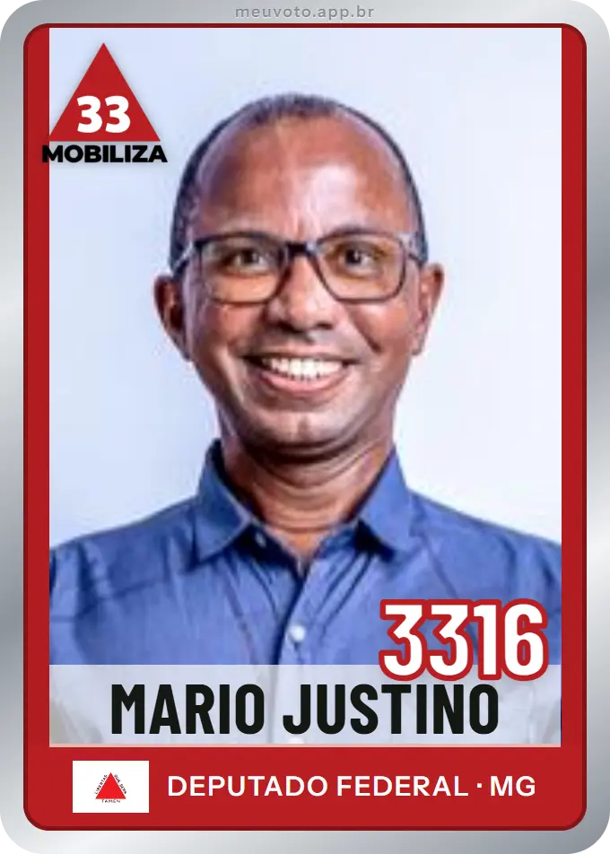 Carta de Mario Justino, número 3316, Mobiliza