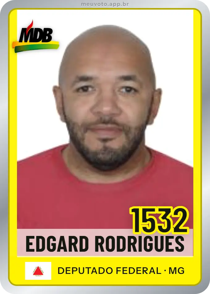 Carta de Edgard Rodrigues, número 1532, MDB