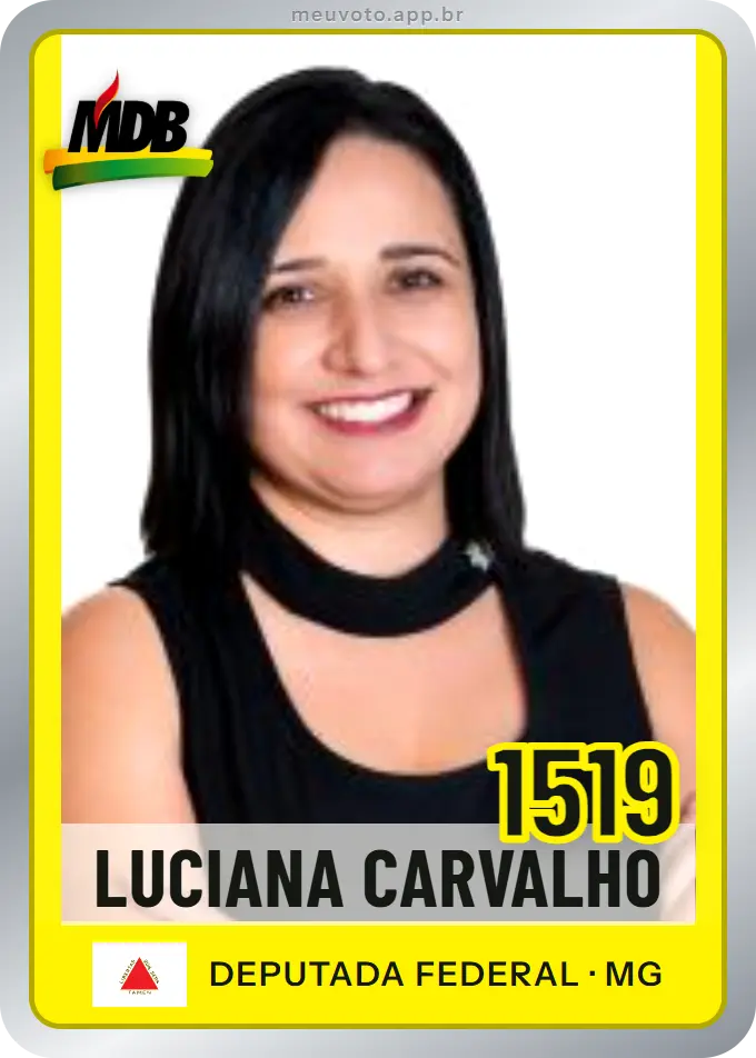 Carta de Luciana Carvalho, número 1519, MDB