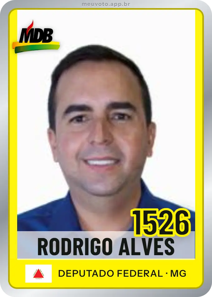 Carta de Rodrigo Alves, número 1526, MDB