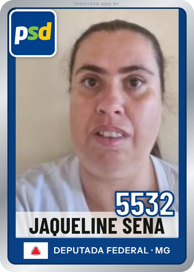 Carta de Jaqueline Sena, número 5532, PSD