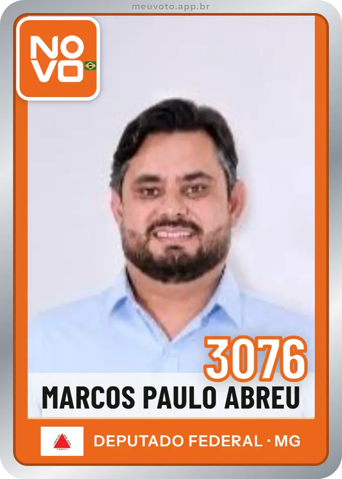 Carta de Marcos Paulo Abreu, número 3076, Novo