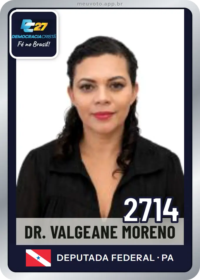 Carta de Dr. Valgeane Moreno, número 2714, DC
