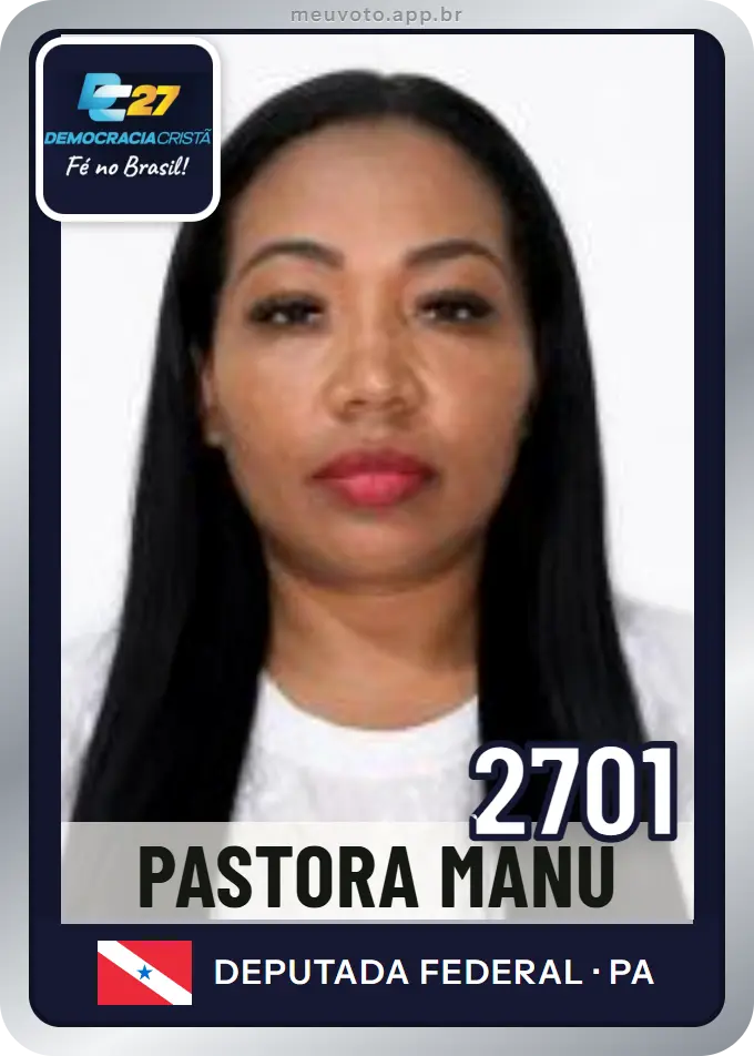 Carta de Pastora Manu, número 2701, DC