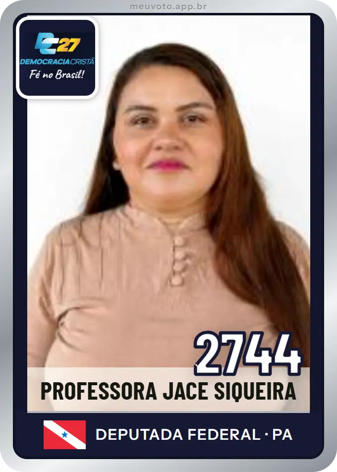 Carta de Professora Jace Siqueira, número 2744, DC