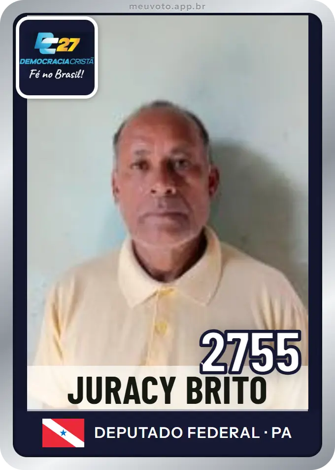 Carta de Juracy Brito, número 2755, DC