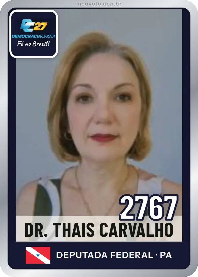 Carta de Dr. Thais Carvalho, número 2767, DC