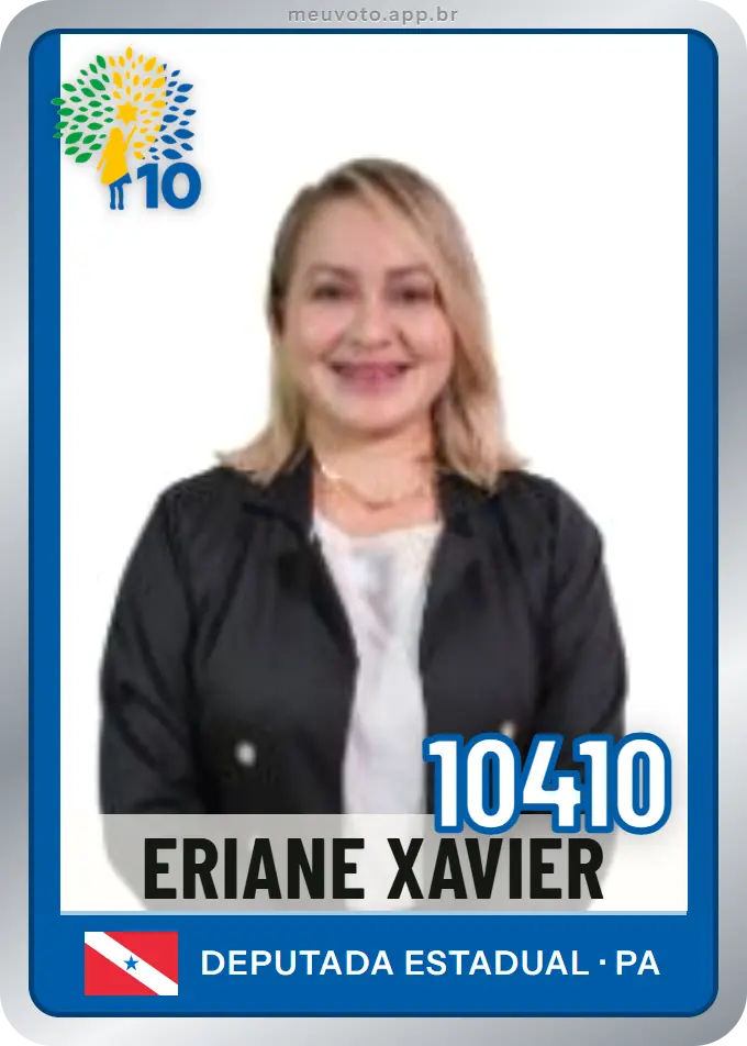 Carta de Eriane Xavier, número 10410, Republicanos