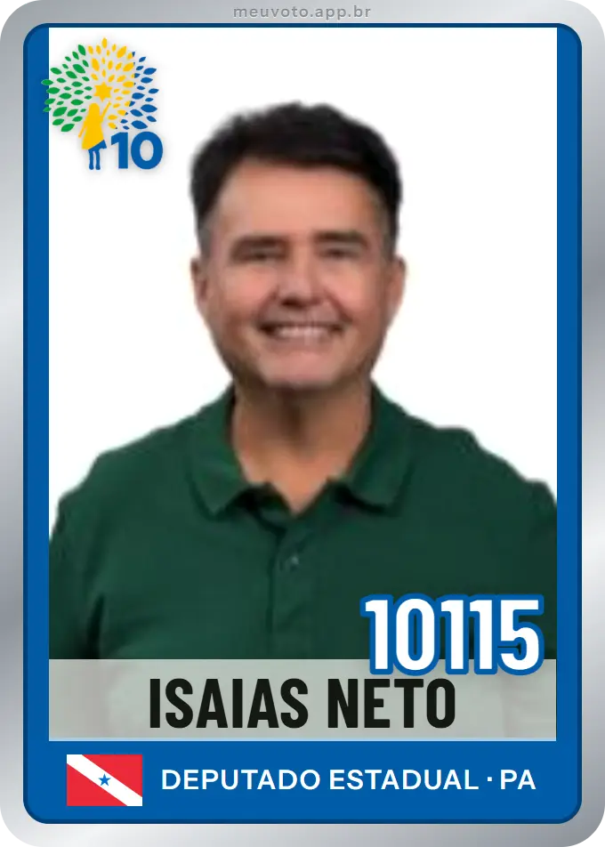 Carta de Isaias Neto, número 10115, Republicanos