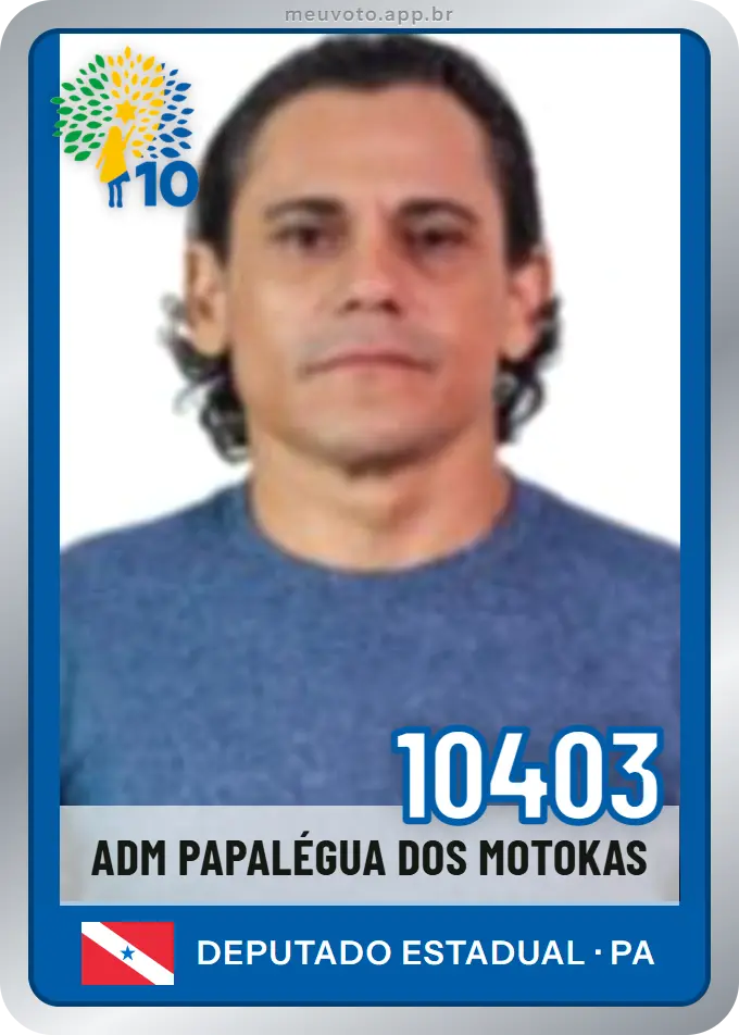 Carta de Adm Papalégua dos Motokas, número 10403, Republicanos