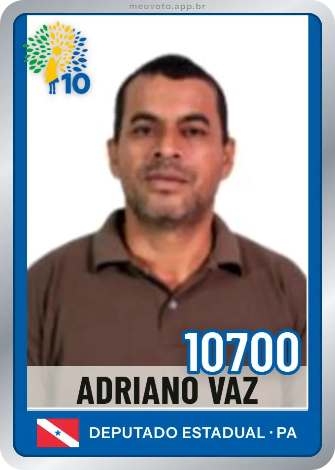 Carta de Adriano Vaz, número 10700, Republicanos
