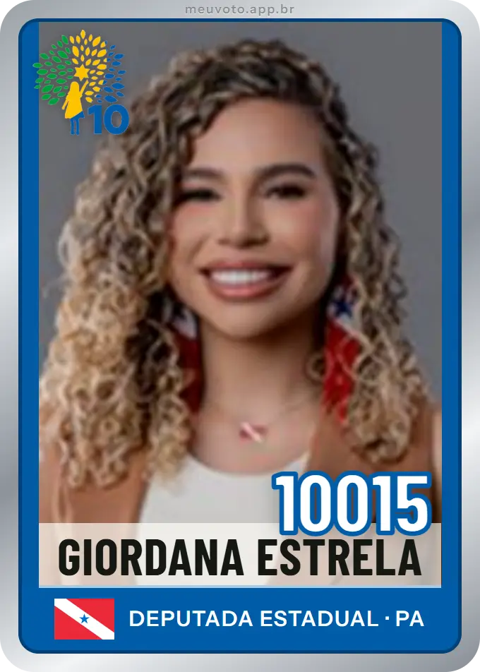 Carta de Giordana Estrela, número 10015, Republicanos