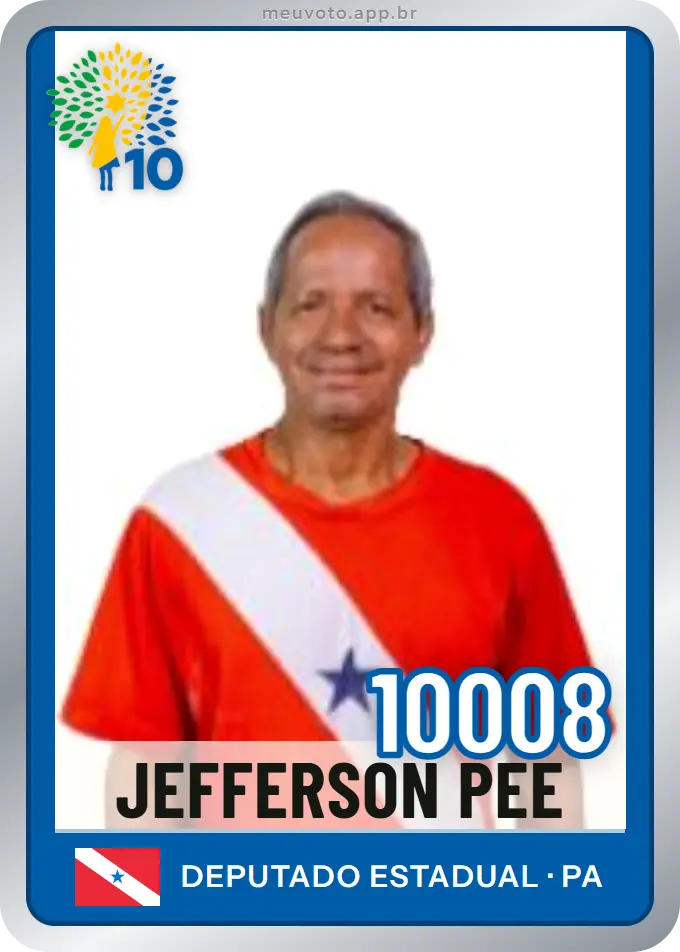 Carta de Jefferson Pee, número 10008, Republicanos