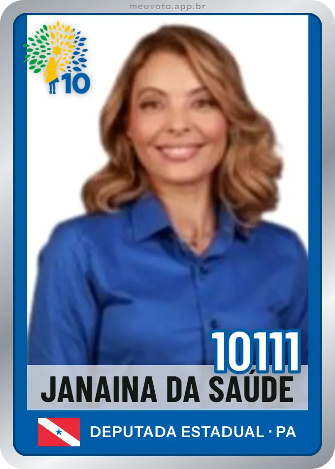Carta de Janaina da Saúde, número 10111, Republicanos