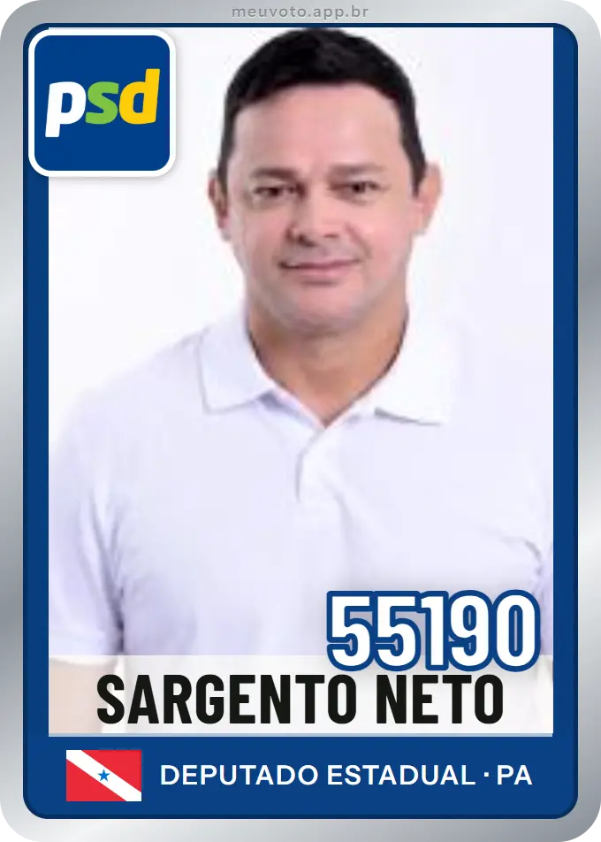 Carta de Sargento Neto, número 55190, PSD