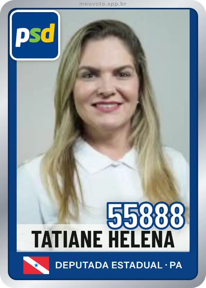 Carta de Tatiane Helena, número 55888, PSD