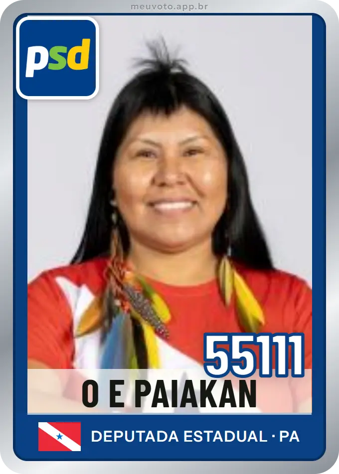 Carta de O e Paiakan, número 55111, PSD