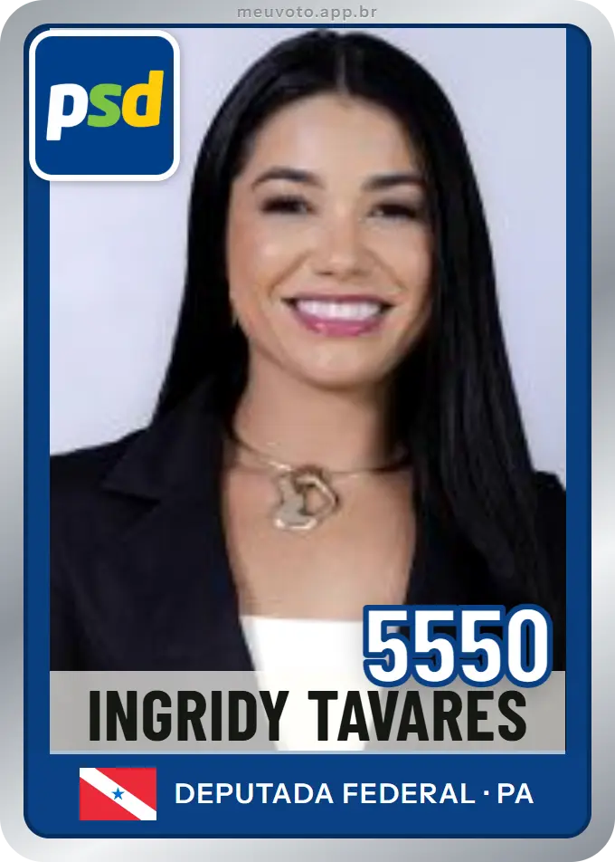 Carta de Ingridy Tavares, número 5550, PSD
