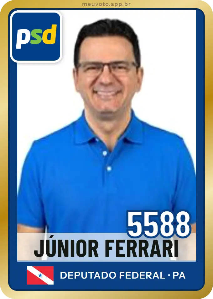 Carta de Júnior Ferrari, número 5588, PSD