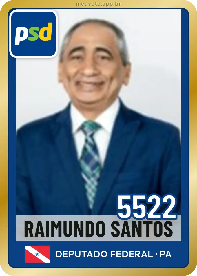 Carta de Raimundo Santos, número 5522, PSD