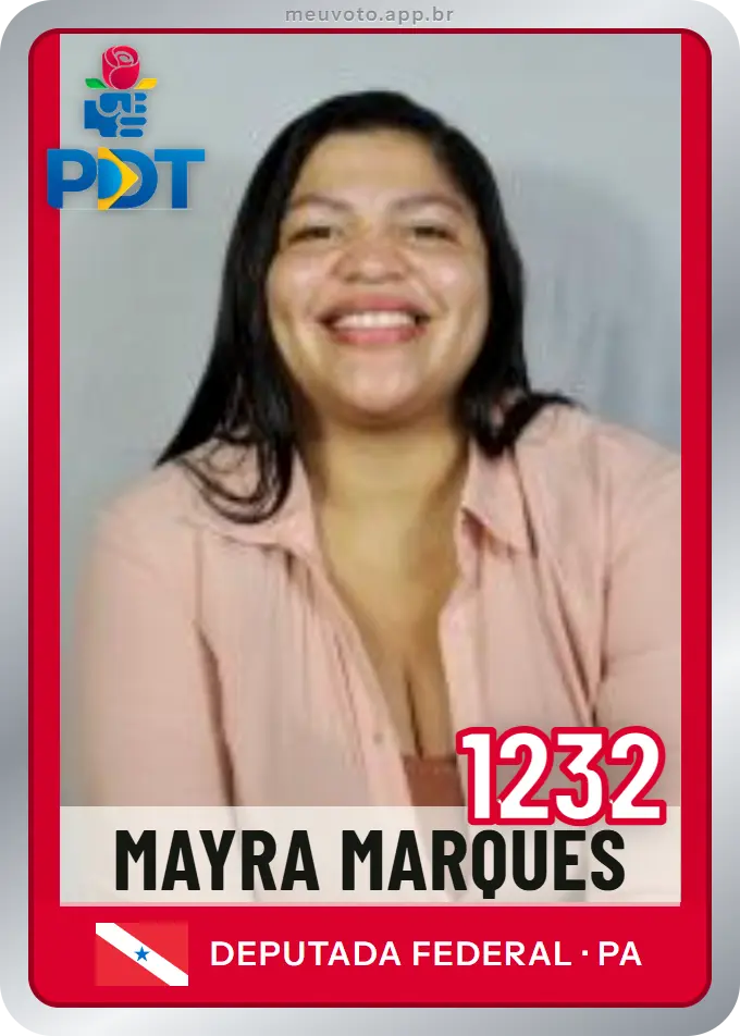 Carta de Mayra Marques, número 1232, PDT