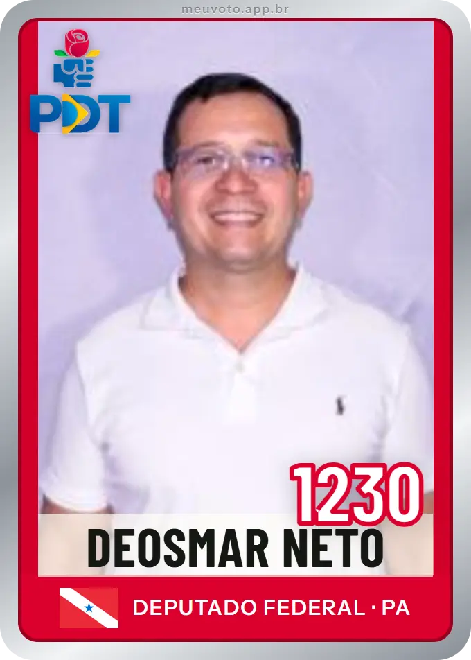 Carta de Deosmar Neto, número 1230, PDT