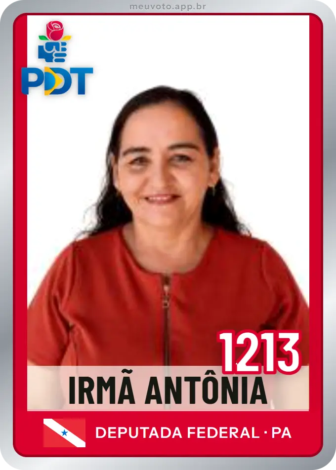 Carta de Irmã Antônia, número 1213, PDT