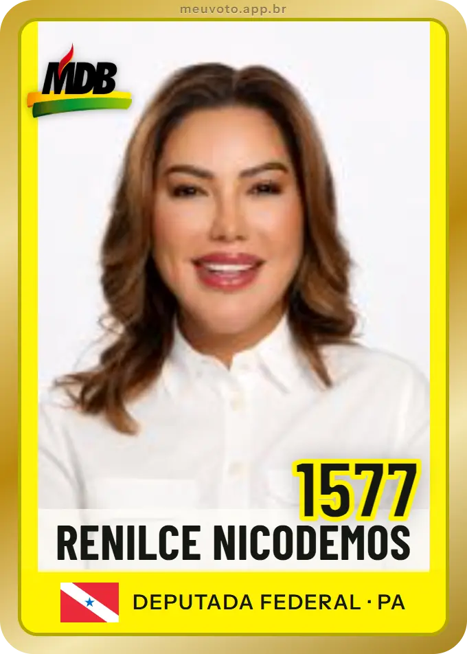 Carta de Renilce Nicodemos, número 1577, MDB