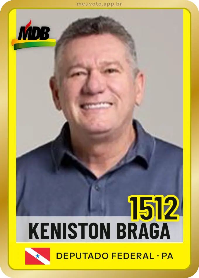 Carta de Keniston Braga, número 1512, MDB