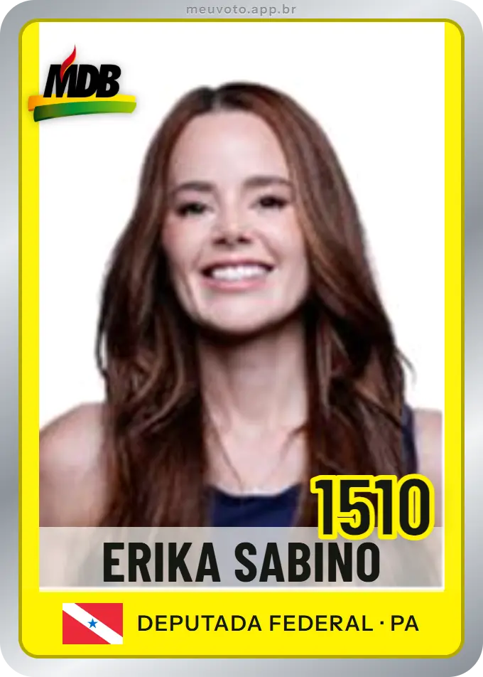 Carta de Erika Sabino, número 1510, MDB