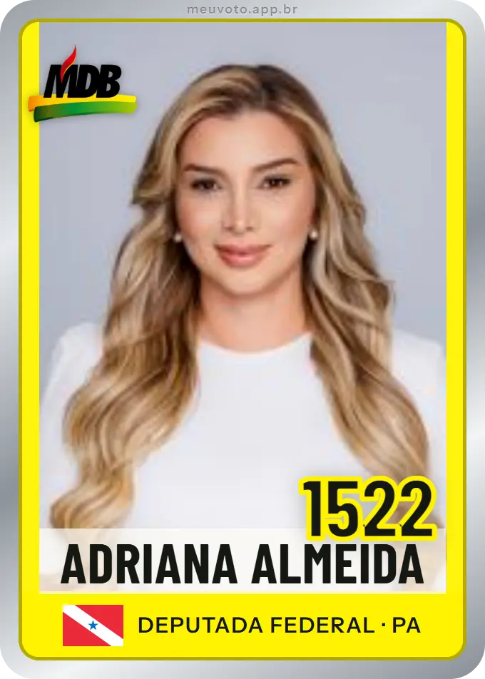 Carta de Adriana Almeida, número 1522, MDB