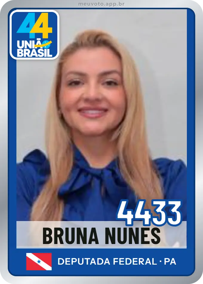 Carta de Bruna Nunes, número 4433, União